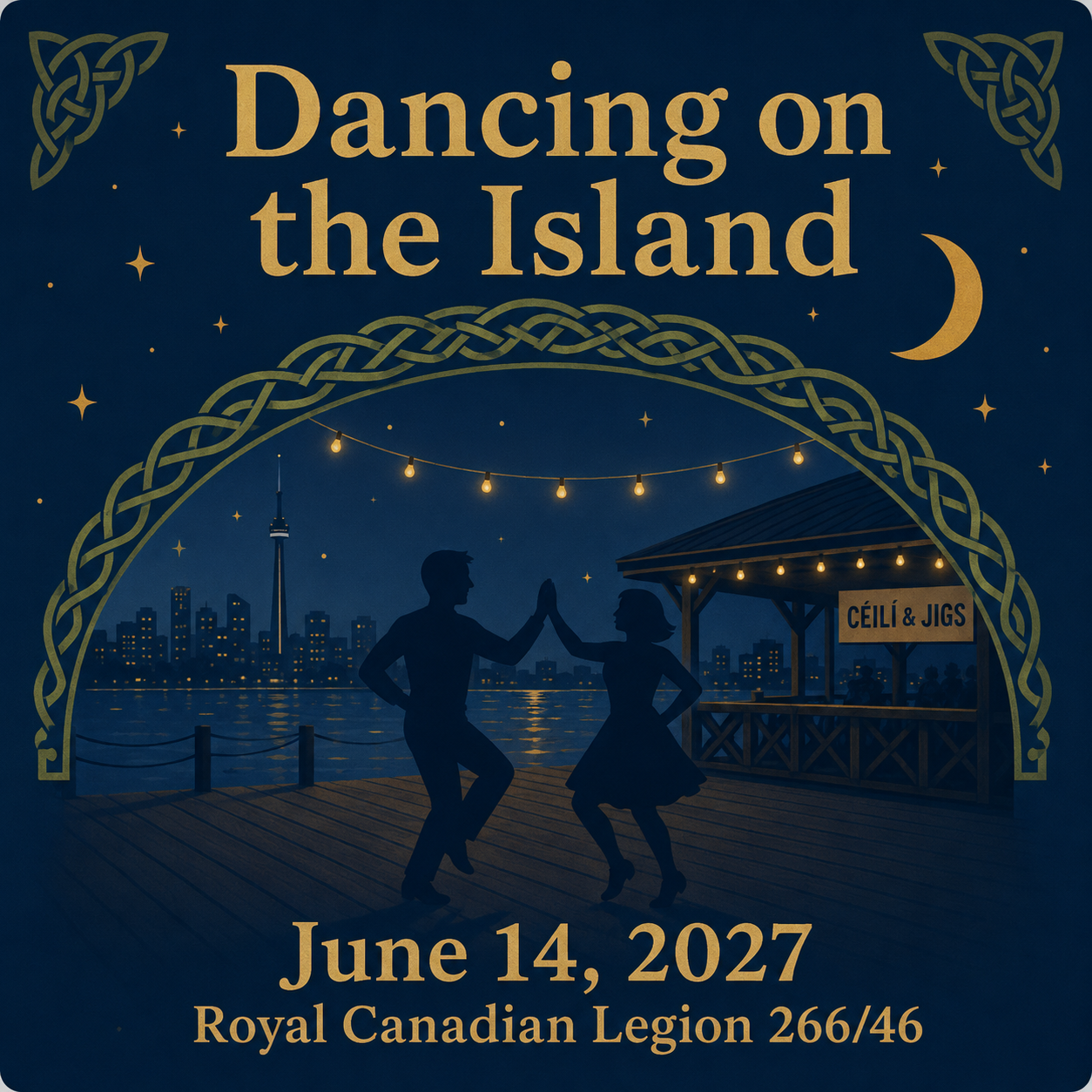Dancing on Toronto Island event poster