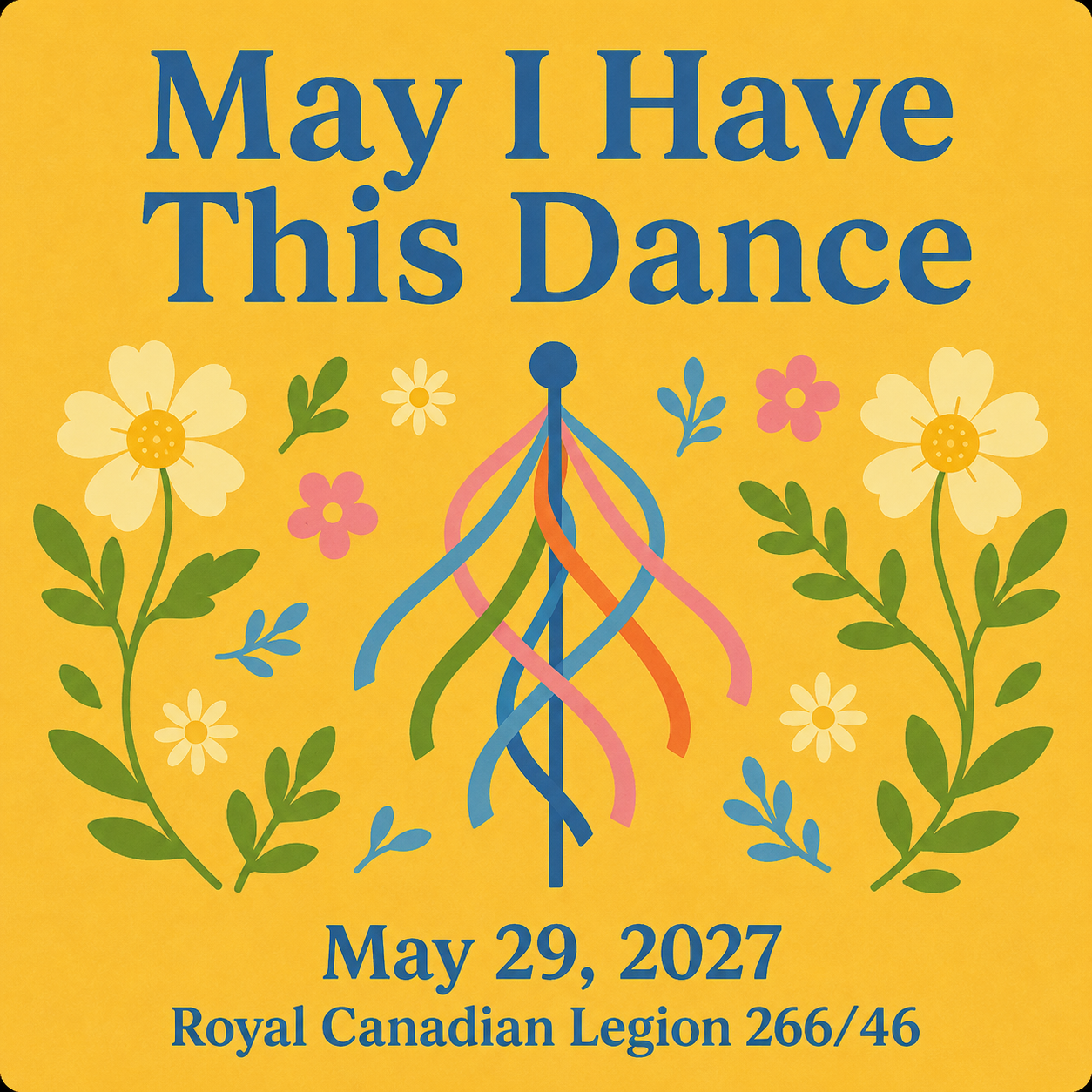 May I Have This Dance event poster